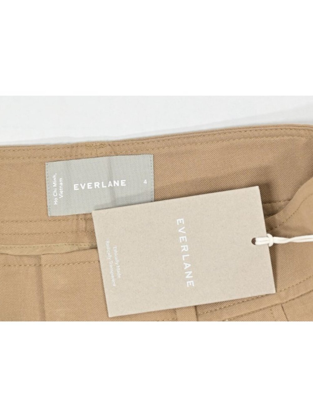Everlane The Tencel Way-High Taper Pant in Ash Brown - Picture 2 of 4
